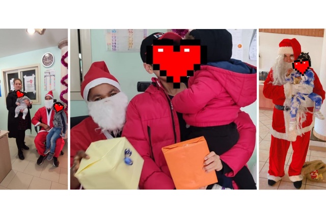 "Babbo Natale" ha portato i doni delle Coop. 'Opera Prossima' e 'San Francesco' ai bambini delle strutture di accoglienza SAI in gestione